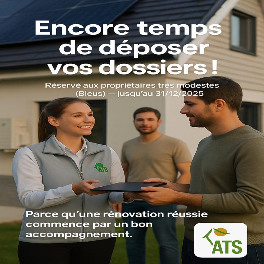 ATS votre accompagnateur MaprimRénov' et MaprimeAdapt'